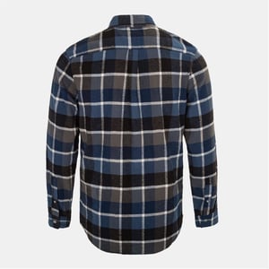 Men's Firetrap Pattern Shirt in Blue/Black