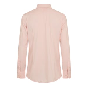 Men's Boss Point Collar Long Sleeve Oxford Shirt in Dark Orange