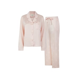 Women's Ted Baker Peggy Collared Neck Long Sleeve Pyjama Set in Pink