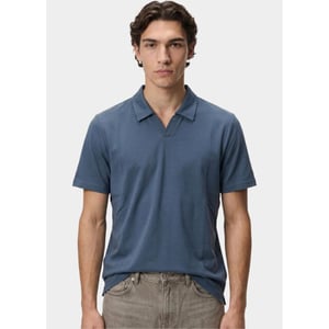 Bos Bright Blue Polo korte mouw riva kraag 5912.426/261