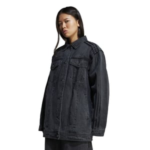 Women's adidas Originals Denim Shirt jk in Black