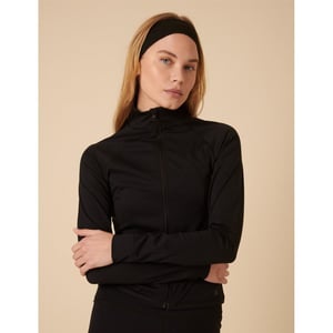 Women's Nobodys Child Zip Active Top in Black
