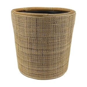 WDMT Rotan drypot blond – Ø 42 x 42 cm – lichtbruine rotan plantenmand met