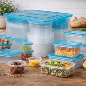 WDMT Vershoudbakjes set 50 delig – bpa-vrij & herbruikbare voedselcontainers voor