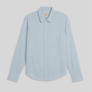 Women's Levis Collared Neck Long Sleeve Regular Fit Shirt in Skyway