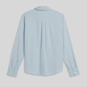 Women's Levis Collared Neck Long Sleeve Regular Fit Shirt in Skyway