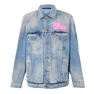 Men's Palm Angels Palm Hunter Jacket in Blue Fu