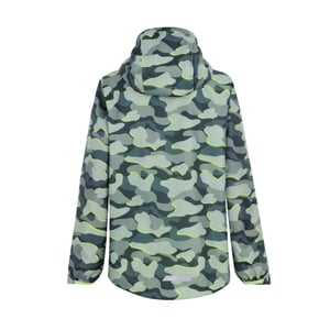 Regatta Childrens/Kids Lever II Camo Waterproof Jacket (Dark Storm)