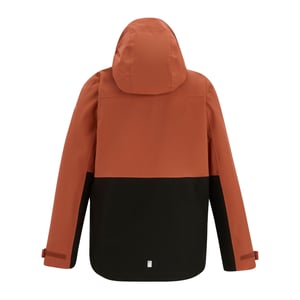 Regatta Childrens/Kids Highton Monochrome Waterproof Jacket (Brick/Black)
