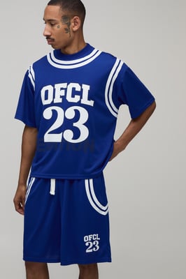 Oversized Boxy Mesh OFCL 23 Short Mesh Set