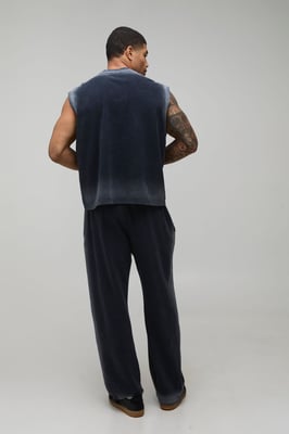 Oversized Spray Seam Wash Tank & Jogger Set