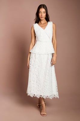 Lace Full Midi Skirt