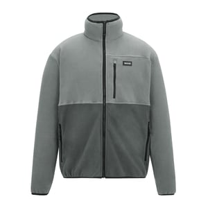 Regatta Mens Frankie Colour Block Full Zip Fleece Jacket (Storm/Lead Grey)