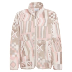 Craghoppers Womens/Ladies Dante Patterned Full Zip Fleece Jacket (Sugared Almond)