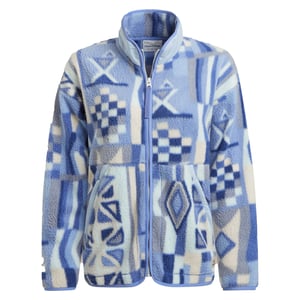 Craghoppers Womens/Ladies Dante Patterned Full Zip Fleece Jacket (Vinca Blue)