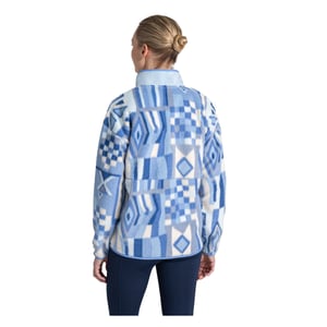 Craghoppers Womens/Ladies Dante Patterned Full Zip Fleece Jacket (Vinca Blue)