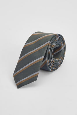 Khaki Multi Stripe Tie
