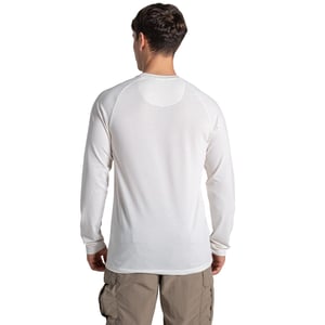 Craghoppers Heren Nour Nosilife T-shirt met lange mouwen (Wit zeil)