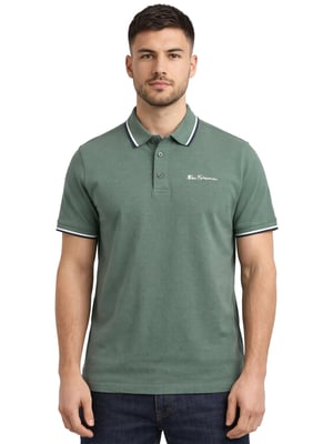 Ben Sherman | Heren Polo met Contrasterende Bies