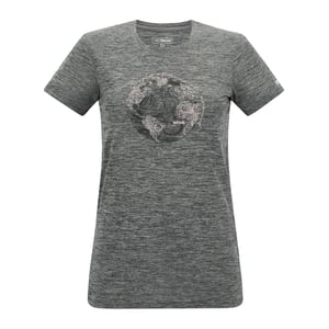 Regatta Womens/Ladies Fingal World T-Shirt (Dark Storm Marl)