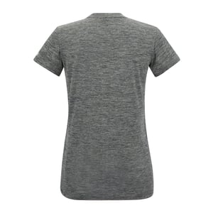 Regatta Womens/Ladies Fingal World T-Shirt (Dark Storm Marl)
