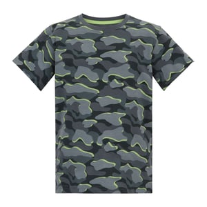 Regatta Childrens/Kids Bosley Camo T-Shirt (Dark Storm)