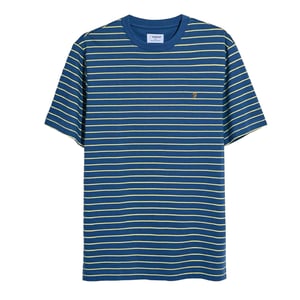Farah Heren Oakland streep T-shirt (Grijs)