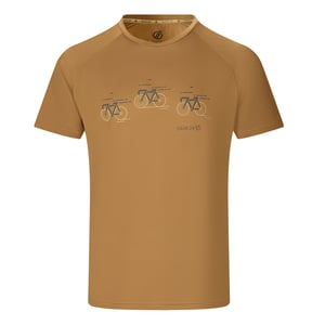 Dare 2B Heren Tech II Fiets T-shirt (Donker komijngeel)