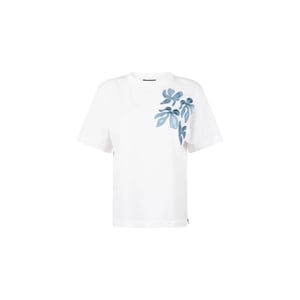 Jansen Amsterdam Riley shirt co184 flower aquamarijn
