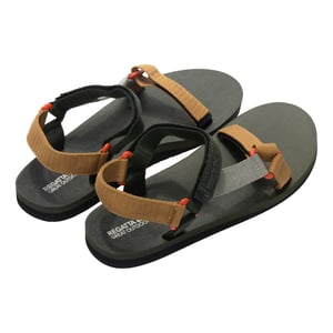 Regatta Mens Vendeavour Sandals (Dark Khaki/Wood Brown)