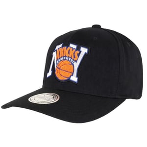 Mitchell & Ness NBA New York Knicks Letterman 110 Black Cap