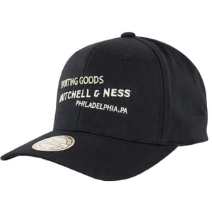 Mitchell & Ness Sporting Goods Black Cap