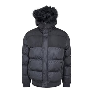 Men's Criminal Damage Polar Jacket in Black