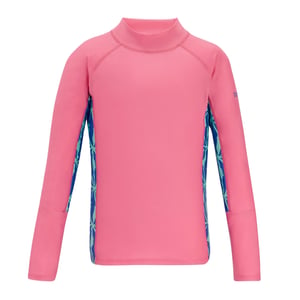Regatta Kinder/Kids Hoku II Gebloemd Zwemtopje (Roze limonade/sonimblauw)
