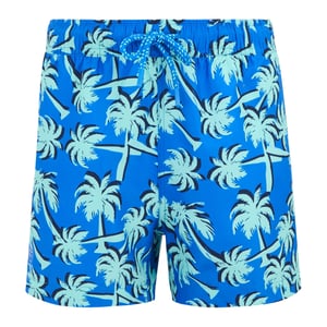 Regatta Skander Palmboom Zwemshort Kinderen/Kinderen (Sonic blauw/IJsgroen)