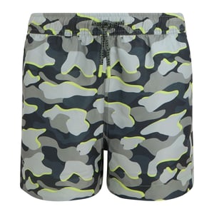 Regatta Skander Camo Zwemshort Kinderen/Kinderen (Donkere storm)