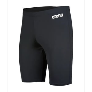Arena Mens Solid Jammer Shorts (Black/White)