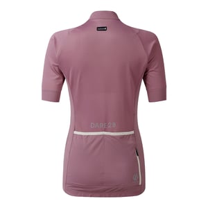 Dare 2B Womens/Ladies Lightning Short-Sleeved Cycling Jacket (Dusky Orchid)