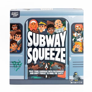 Accessories Professor Puzzle Subway Squeez Puzzle Board Game in Multi