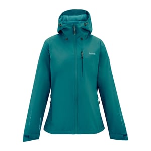 Regatta Womens/Ladies Oklarna Waterproof Jacket (Mediterranea)