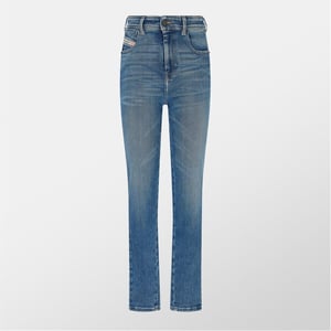 Women's Diesel Skinny 1984 Slandy High Jeans in Blue Denim