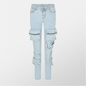 Women's Diesel Skinny Fit Jeans in Blue Denim