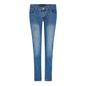 Women's Criminal Damage Skinny Jean in Mid Blue