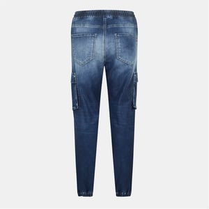 Women's Diesel Carpenter Tapered Fit Jeans in Blue Denim