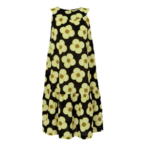Regatta Womens/Ladies Orla Kiely II Spinning Flower Sleeveless Summer Dress (Black)