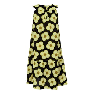 Regatta Womens/Ladies Orla Kiely II Spinning Flower Sleeveless Summer Dress (Black)