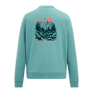 Regatta Sweatshirt med ryggtryck från Nithsdale för herrar (Arktisk grön)