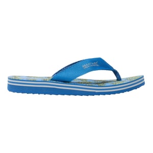Regatta - Heren Rico Teenslippers (Scherp Groen/Sonisch Blauw)