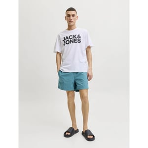 Jack & Jones Heren zwemshort jpstmaui splash magic groen/blauw