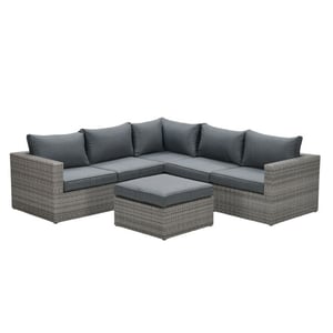 Garden Impressions Orangebird loungeset 4-delig organic grey reflex black